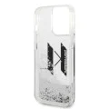 Калъф за iPhone 14 Pro - Karl Lagerfeld Hardcase Liquid Glitter (KLHCP14LLLLBKLCS) - Big KL