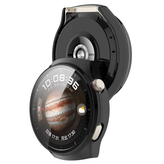 Протектор за Huawei Watch 4 Pro + Протектор - Defense360 Pro - Черен