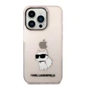 Калъф за IPhone 14 Pro - Karl Lagerfeld Hardcase (KLHCP14LHNCHTCP) - Pink Ikonik Choupette