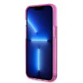 Калъф за iPhone 14 Pro - Karl Lagerfeld Hardcase Liquid Glitter (KLHCP14LLCKKVF) - Pink Elong