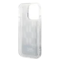Калъф за iPhone 14 Pro - Karl Lagerfeld Hardcase Liquid Glitter (KLHCP14LLLLMMNMK) - монограм