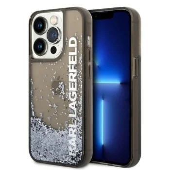 Калъф за iPhone 14 Pro - Karl Lagerfeld Hardcase Liquid Glitter (KLHCP14LLCKKVVK) - Elong