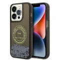 Калъф за iPhone 14 Pro - Karl Lagerfeld Hardcase Liquid Glitter (KLHCP14LLCRSGRK) - RSG