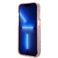 Калъф за iPhone 14 Pro - Karl Lagerfeld Hardcase Glitter (KLHCP14LLLLNCHCP) - Pink Choupette Head