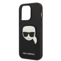 Калъф за iPhone 14 Pro - Karl Lagerfeld Saffiano (KLHCP14LSAPKKHK) - Karl`s Head