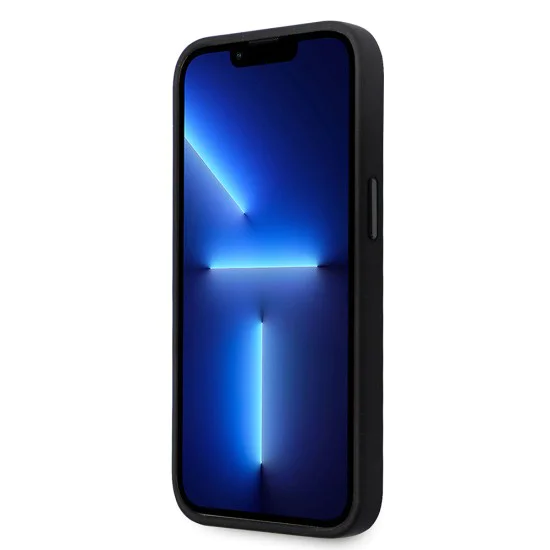 Калъф за iPhone 14 Pro - Karl Lagerfeld Silicone (KLHCP14LSMHCHCNPK) - Choupette Metal Pin