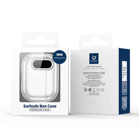 Калъф за Apple AirPods 4 - Dux Ducis PECL Series - Розов