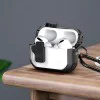 Калъф за Apple AirPods 4 - Dux Ducis PECN Series - Бял / Черен