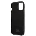 Калъф за IPhone 14 Plus - Karl Lagerfeld Hardcase Leather Cards Slots (KLHCP14MCSSK) - Signature Logo