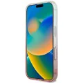Калъф за iPhone 16 Plus - Guess IML Glitter Glitter Gradient MagSafe (GUHMP16MHGRCELW) - Кафяв