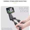 Селфи стик Gimbal Stabil Bluetooth, 72 см - Стойка за статив (L09) - Черен