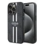 Калъф за iPhone 15 Pro Max - Guess Hardcase 4G Printed Stripes MagSafe (GUHMP15XP4RPSK) - Черен