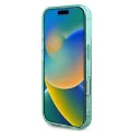Калъф за iPhone 16 Plus - Guess IML Rhinestones MagSafe (GUHMP16MPFTDTEN) - зелен