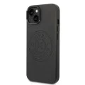 Калъф за IPhone 14 Plus - Karl Lagerfeld Hardcase Leather Perforated (KLHCP14MFWWHK) - черен