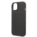 Калъф за IPhone 14 Plus - Karl Lagerfeld Hardcase Leather Perforated (KLHCP14MFWWHK) - черен