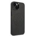 Калъф за IPhone 14 Plus - Karl Lagerfeld Hardcase Leather Perforated (KLHCP14MFWWHK) - черен