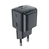 Acefast - Зарядно за стена (A77) - Type-C, Mini GaN зарядно, 30W, Power Delivery - Черно
