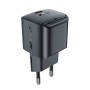 Acefast - Зарядно за стена (A77) - Type-C, Mini GaN зарядно, 30W, Power Delivery - Черно