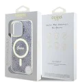 Калъф за iPhone 16 - Guess IML 4G MagSafe (GUHMP16SH4STB) - син