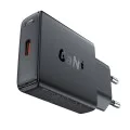 Стенно зарядно устройство A65 – Acefast, Type-C, GaN Technology, 20W, захранване – черно