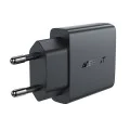 Стенно зарядно устройство A65 – Acefast, Type-C, GaN Technology, 20W, захранване – черно