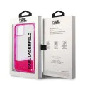 Калъф за iPhone 14 Plus - Karl Lagerfeld Hardcase Liquid Glitter (KLHCP14MLCKKVF) - Pink Elong
