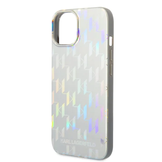 Калъф за IPhone 14 Plus - Karl Lagerfeld Hardcase монограм (KLHCP14MLGMGMMSV3) - преливащ