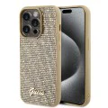 Калъф за iPhone 15 Pro Max - Guess Disco Metal Script (GUHCP15XPMSDGSD) - Златен