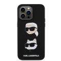 Калъф за iPhone 15 Pro Max - Karl Lagerfeld Silicone (KLHCP15XSDHKKCNK) - Karl&Choupette Head