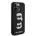 Калъф за iPhone 15 Pro Max - Karl Lagerfeld Silicone (KLHCP15XSDHKKCNK) - Karl&Choupette Head