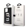 Калъф за iPhone 15 Pro Max - Karl Lagerfeld Silicone (KLHCP15XSDHKKCNK) - Karl&Choupette Head