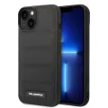 Калъф за IPhone 14 Plus - Karl Lagerfeld Hardcase Leather Puffy (KLHCP14MPSQAK) - Удължено лого