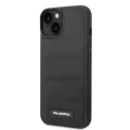 Калъф за IPhone 14 Plus - Karl Lagerfeld Hardcase Leather Puffy (KLHCP14MPSQAK) - Удължено лого