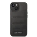 Калъф за IPhone 14 Plus - Karl Lagerfeld Hardcase Leather Puffy (KLHCP14MPSQAK) - Удължено лого