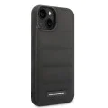 Калъф за IPhone 14 Plus - Karl Lagerfeld Hardcase Leather Puffy (KLHCP14MPSQAK) - Удължено лого