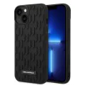 Калъф за iPhone 14 Plus - Karl Lagerfeld 3D Design (KLHCP14MRUPUPKLPK) - монограм