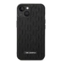 Калъф за iPhone 14 Plus - Karl Lagerfeld 3D Design (KLHCP14MRUPUPKLPK) - монограм