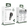 Зарядно за кола B12 – Acefast, Dual-port, Type-C, USB, Dual Fast Charging, 60W – Черно