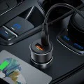 Зарядно за кола B12 – Acefast, Dual-port, Type-C, USB, Dual Fast Charging, 60W – Черно