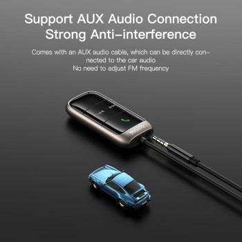Bluetooth FM модулатор, TF карта - Yesido приемник (YAU32) - Черен
