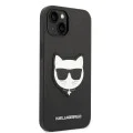 Калъф за iPhone 14 Plus - Karl Lagerfeld Saffiano (KLHCP14MSAPCHCHK) - Choupette Head