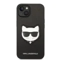 Калъф за iPhone 14 Plus - Karl Lagerfeld Saffiano (KLHCP14MSAPCHCHK) - Choupette Head