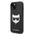 Калъф за iPhone 14 Plus - Karl Lagerfeld Saffiano (KLHCP14MSAPCHCHK) - Choupette Head