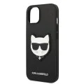 Калъф за iPhone 14 Plus - Karl Lagerfeld Saffiano (KLHCP14MSAPCHCHK) - Choupette Head