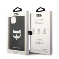 Калъф за iPhone 14 Plus - Karl Lagerfeld Saffiano (KLHCP14MSAPCHCHK) - Choupette Head