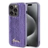 Калъф за iPhone 15 Pro - Guess Sequin Script Metal (GUHCP15LPSFDGSU) - Лилав