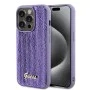 Калъф за iPhone 15 Pro - Guess Sequin Script Metal (GUHCP15LPSFDGSU) - Лилав