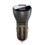 Зарядно за кола B7 – Acefast, 2x USB, 45W, двойно бързо зареждане, с LED цифров дисплей – прозрачно черно