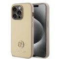 Калъф за iPhone 15 Pro Max - Guess Strass Metal Logo (GUHCP15XPS4DGPD) - Златен