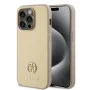Калъф за iPhone 15 Pro Max - Guess Strass Metal Logo (GUHCP15XPS4DGPD) - Златен